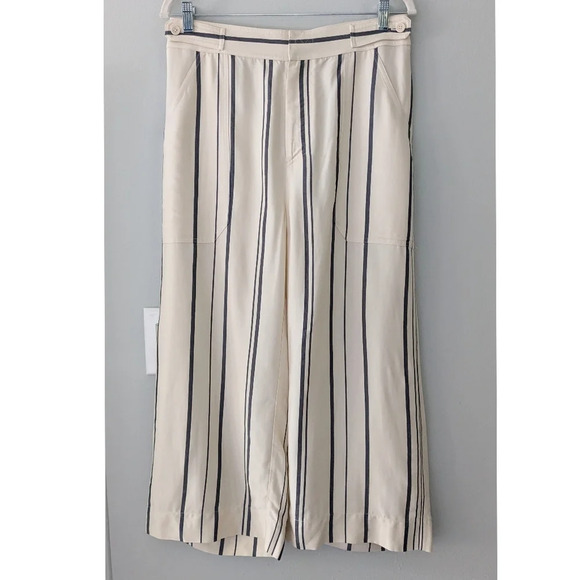 Equipment Striped Wide Leg Crop - Picture 3 of 10